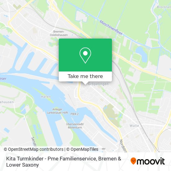 Kita Turmkinder - Pme Familienservice map