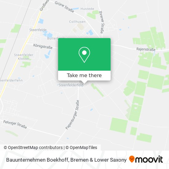 Bauunternehmen Boekhoff map