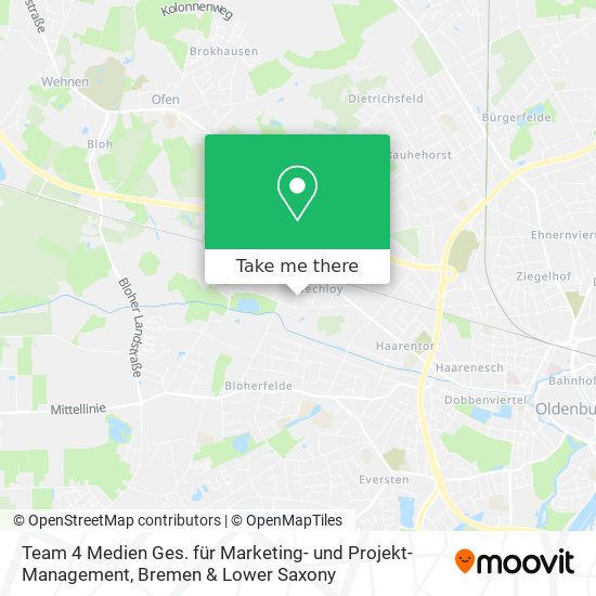 Карта Team 4 Medien Ges. für Marketing- und Projekt- Management