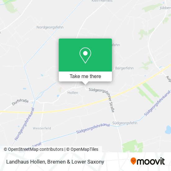 Landhaus Hollen map