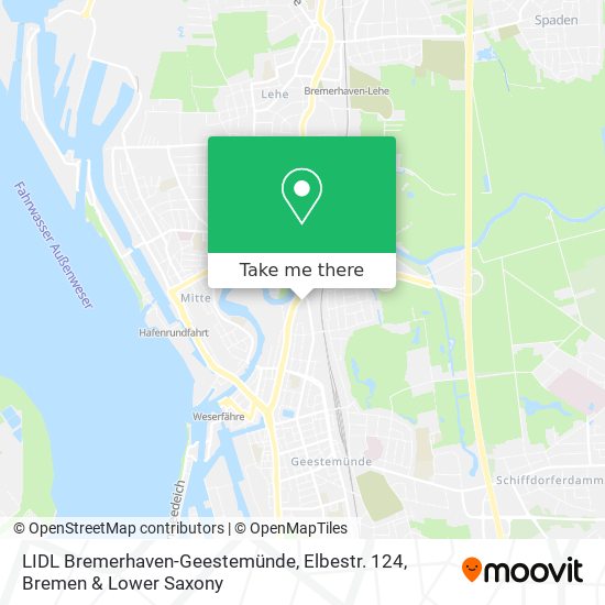LIDL Bremerhaven-Geestemünde, Elbestr. 124 map
