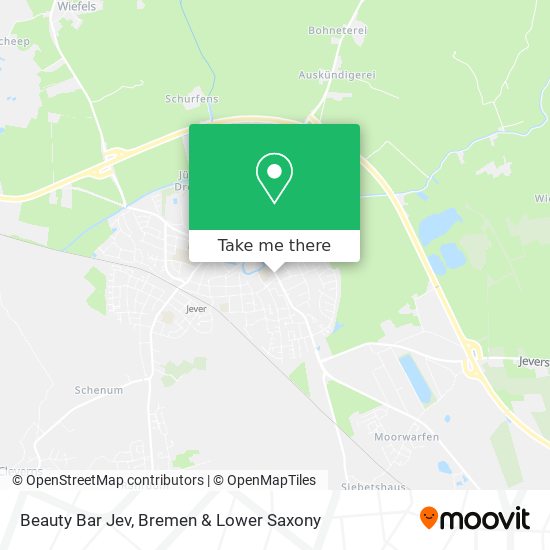 Beauty Bar Jev map