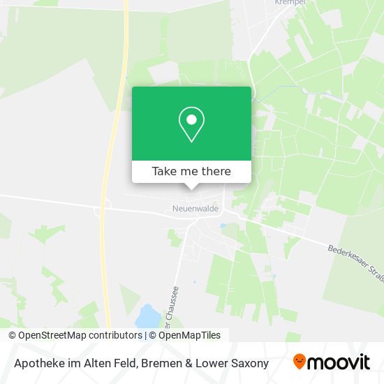Apotheke im Alten Feld map