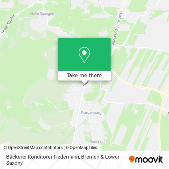 Bäckerei Konditorei Tiedemann map