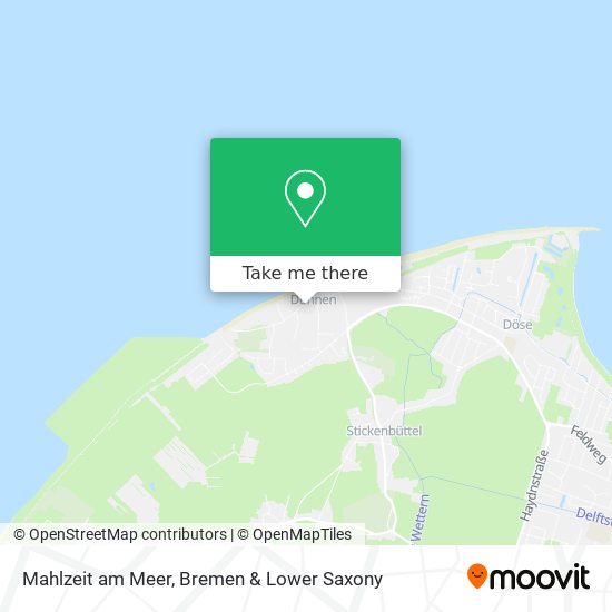 Mahlzeit am Meer map