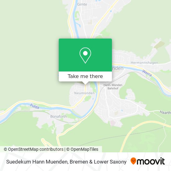 Suedekum Hann Muenden map