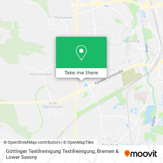 Göttinger Textilreinigung Textilreinigung map