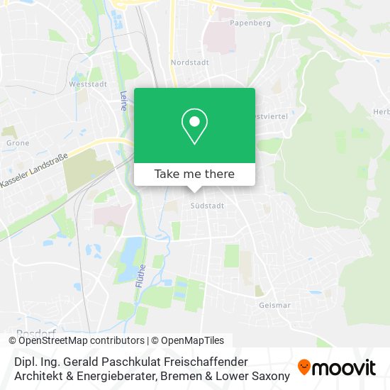 Dipl. Ing. Gerald Paschkulat Freischaffender Architekt & Energieberater map
