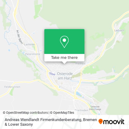 Andreas Wendlandt Firmenkundenberatung map