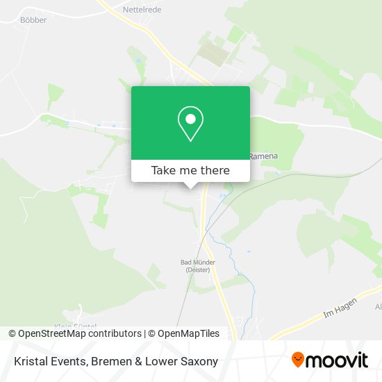 Kristal Events map