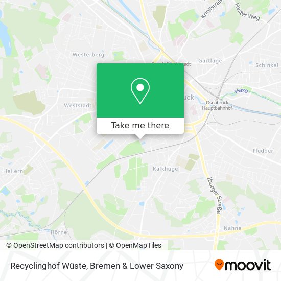 Recyclinghof Wüste map