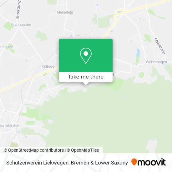 Schützenverein Liekwegen map