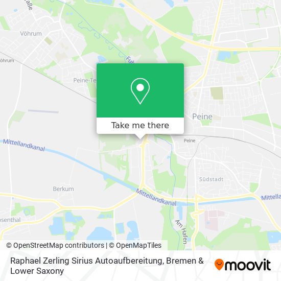 Raphael Zerling Sirius Autoaufbereitung map