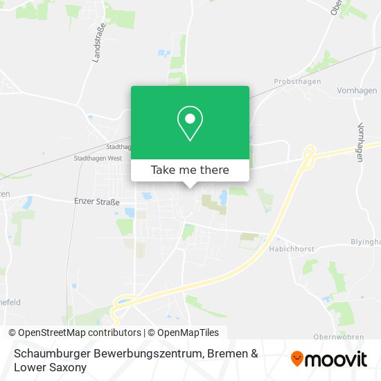 Карта Schaumburger Bewerbungszentrum