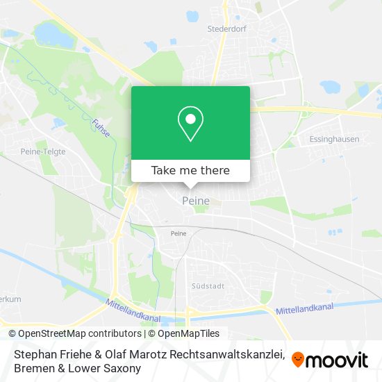 Stephan Friehe & Olaf Marotz Rechtsanwaltskanzlei map