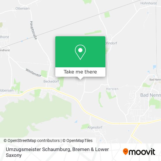 Карта Umzugsmeister Schaumburg