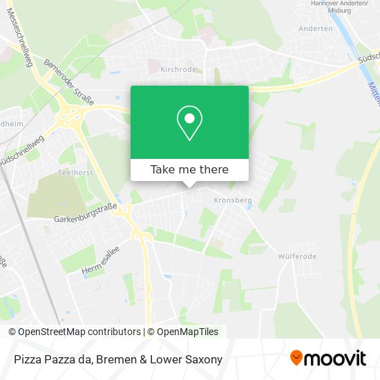 Pizza Pazza da map
