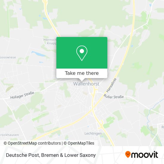 Deutsche Post map