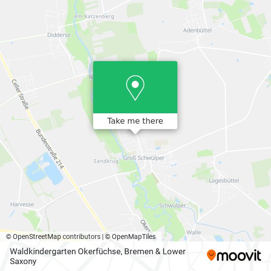Waldkindergarten Okerfüchse map