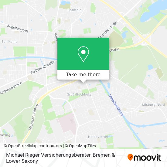 Michael Rieger Versicherungsberater map