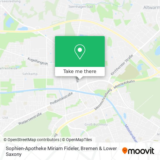 Sophien-Apotheke Miriam Fideler map