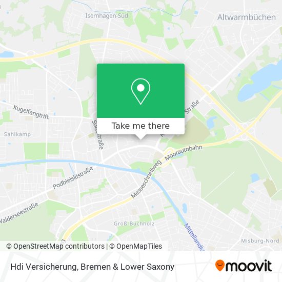 Hdi Versicherung map