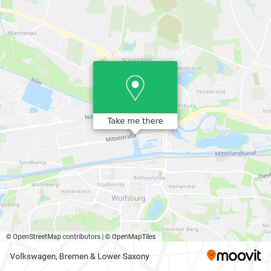 Volkswagen map