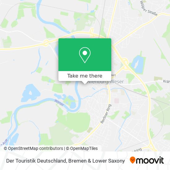 Der Touristik Deutschland map