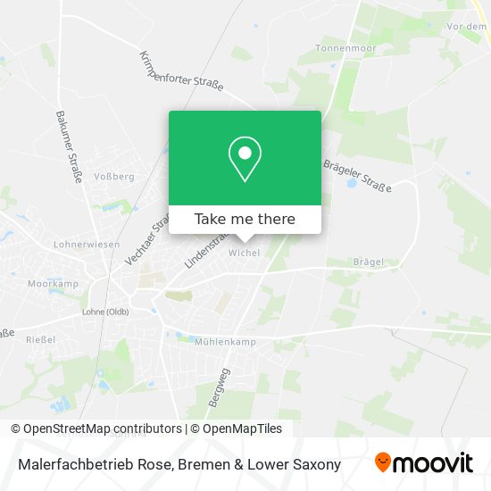 Malerfachbetrieb Rose map