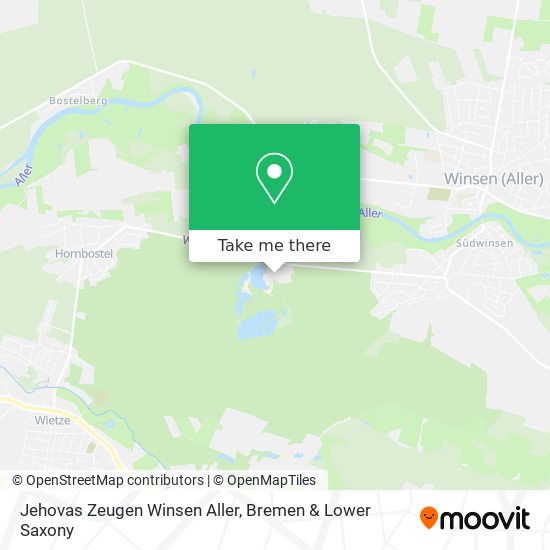 Jehovas Zeugen Winsen Aller map