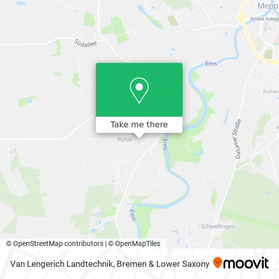Van Lengerich Landtechnik map
