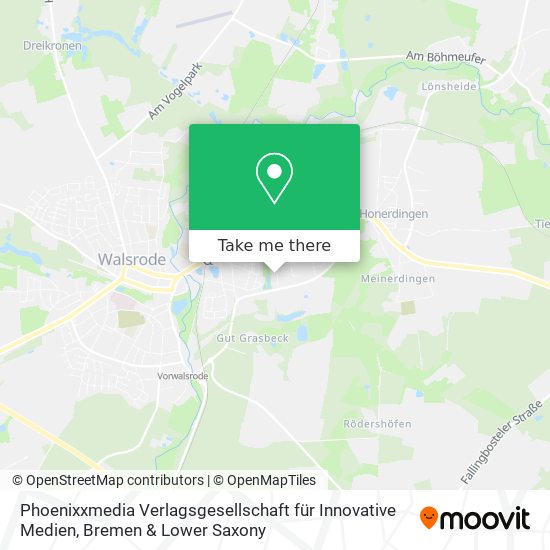 Phoenixxmedia Verlagsgesellschaft für Innovative Medien map