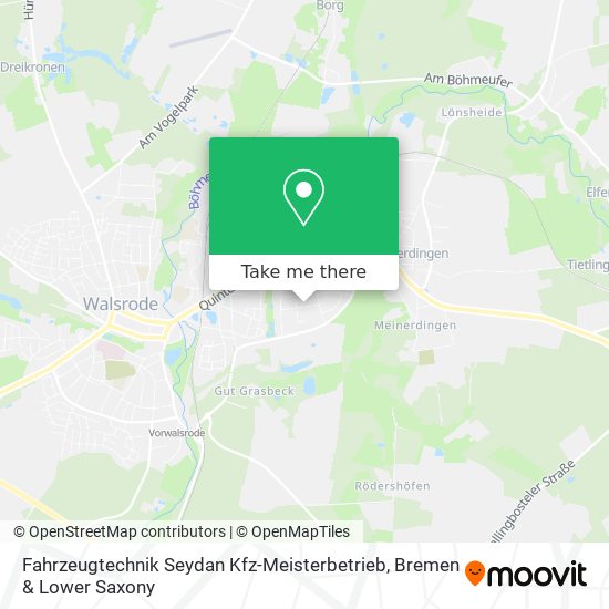 Карта Fahrzeugtechnik Seydan Kfz-Meisterbetrieb