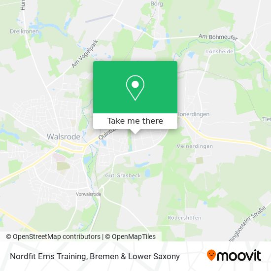 Nordfit Ems Training map