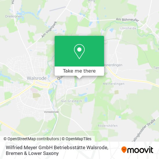 Wilfried Meyer GmbH Betriebsstätte Walsrode map