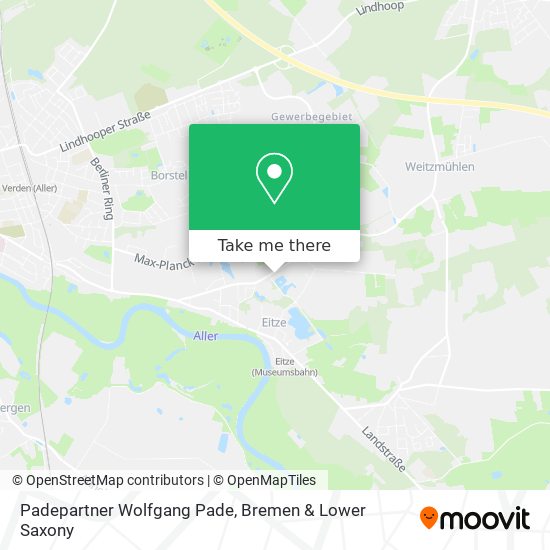 Padepartner Wolfgang Pade map