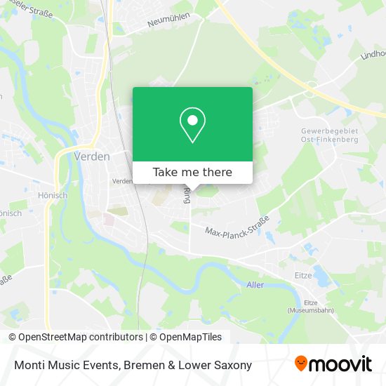 Monti Music Events map