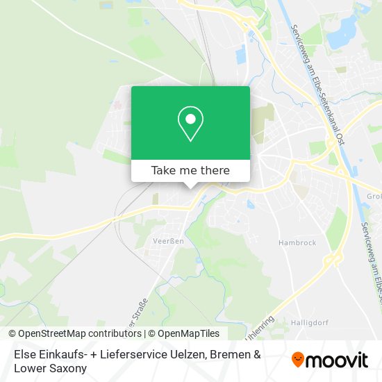 Карта Else Einkaufs- + Lieferservice Uelzen