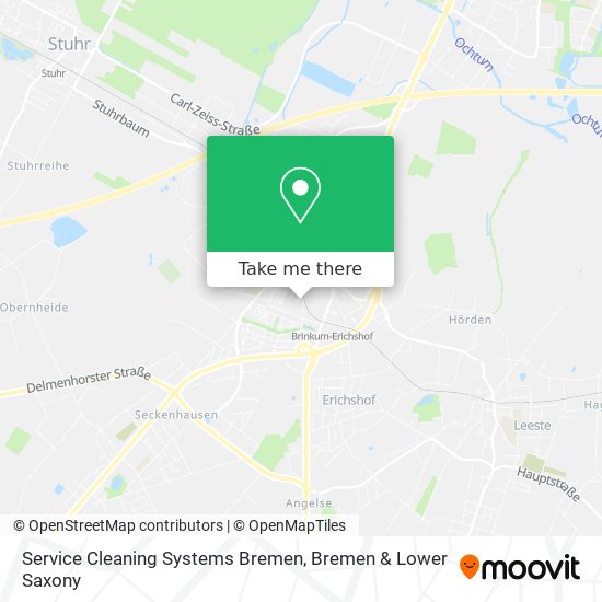 Service Cleaning Systems Bremen map