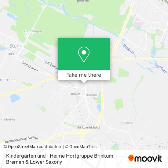 Kindergärten und - Heime Hortgruppe Brinkum map