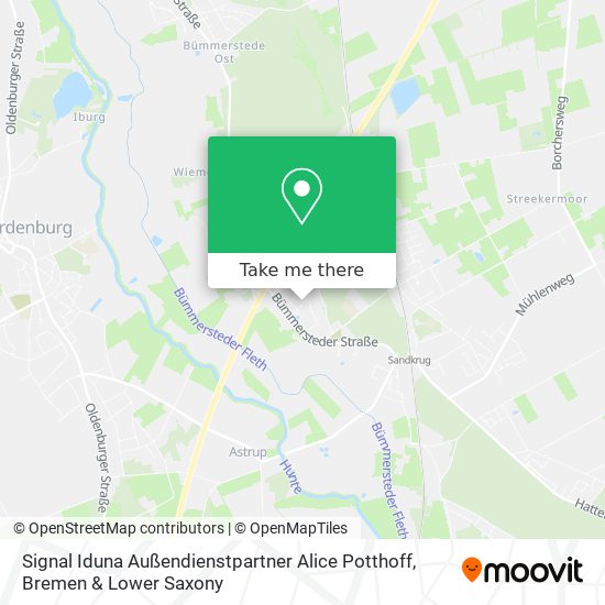 Signal Iduna Außendienstpartner Alice Potthoff map