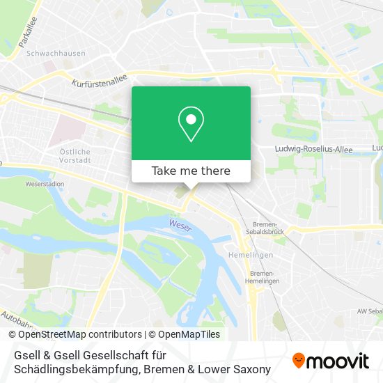 Gsell & Gsell Gesellschaft für Schädlingsbekämpfung map
