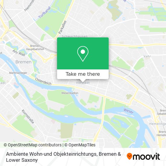 Ambiente Wohn-und Objekteinrichtungs map