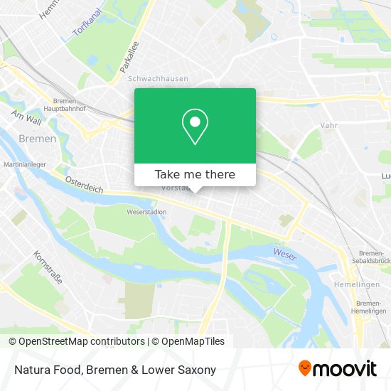 Natura Food map