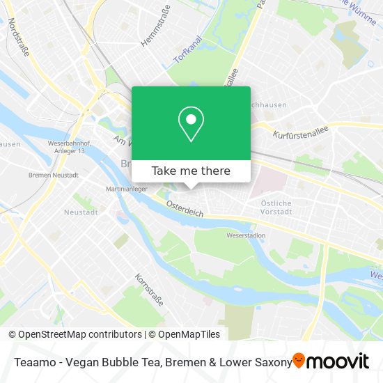 Teaamo - Vegan Bubble Tea map