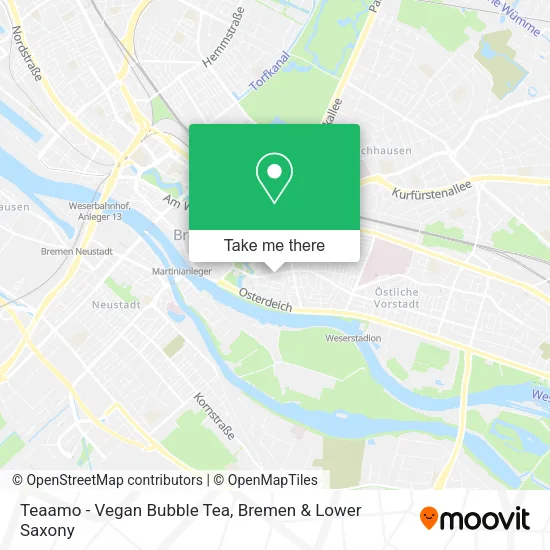 Карта Teaamo - Vegan Bubble Tea