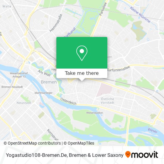 Карта Yogastudio108-Bremen.De