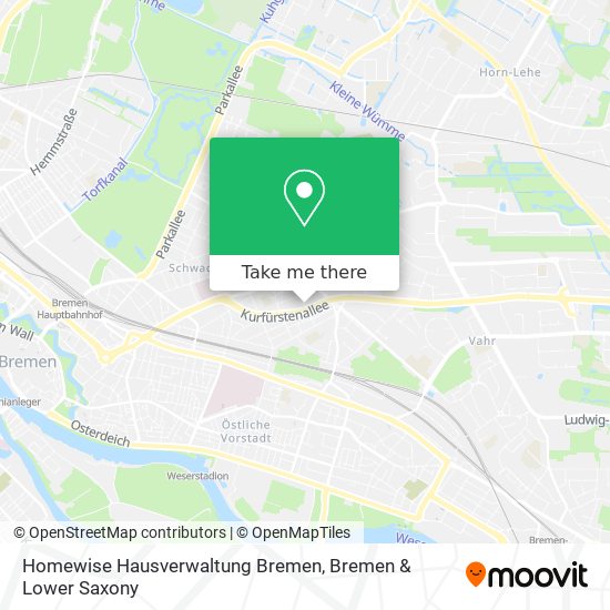 Homewise Hausverwaltung Bremen map