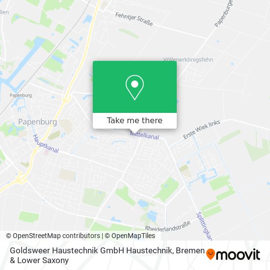 Goldsweer Haustechnik GmbH Haustechnik map