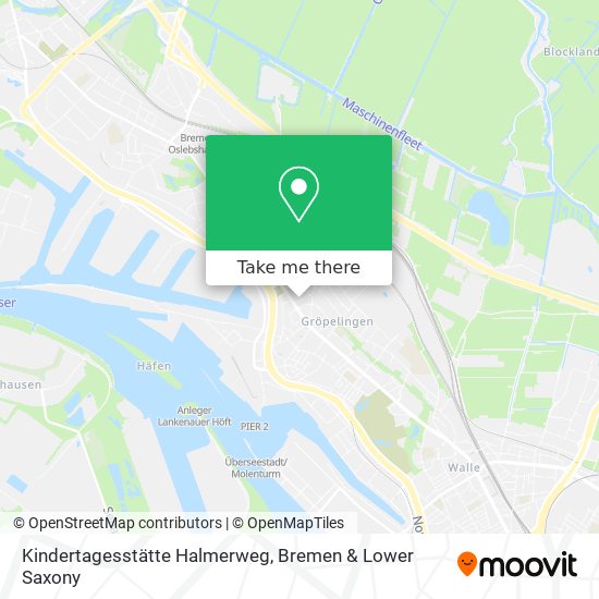 Kindertagesstätte Halmerweg map